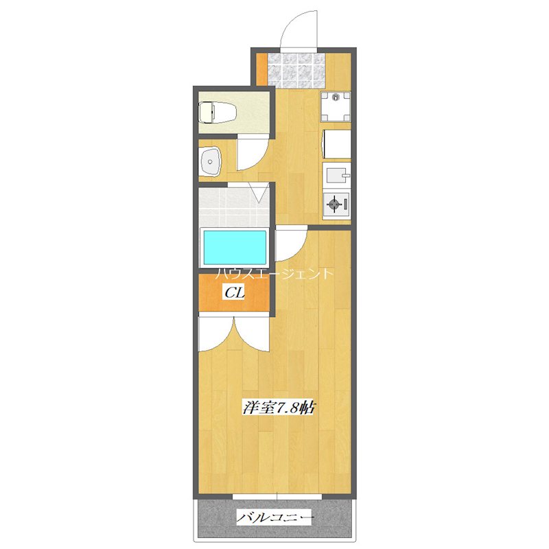 プライムアーバン葛西イースト 802号室 間取り