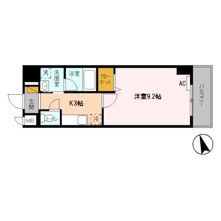 ソシア西葛西 202号室 間取り