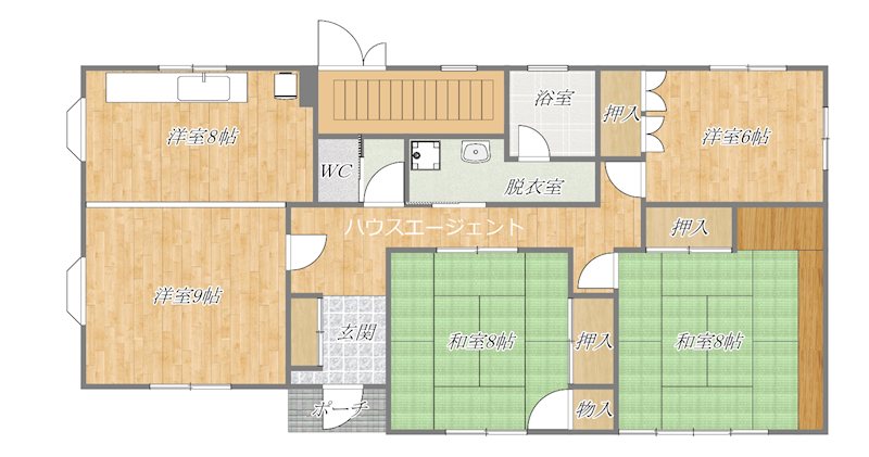 パークハイムタナカ 101号室 間取り