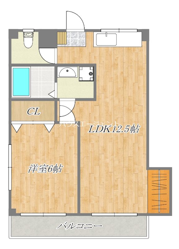 第五サンキビル 間取り図