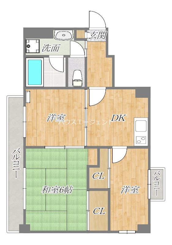 TOMIKURAⅠ 501号室 間取り