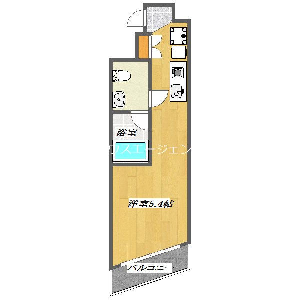 アヴァンセ西葛西 707号室 間取り