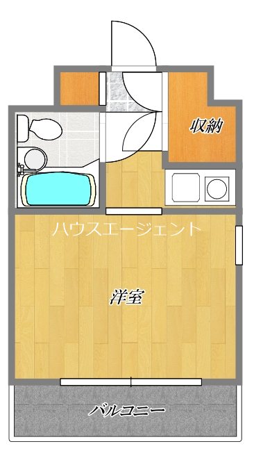 コーポレージ中葛西 308号室 間取り