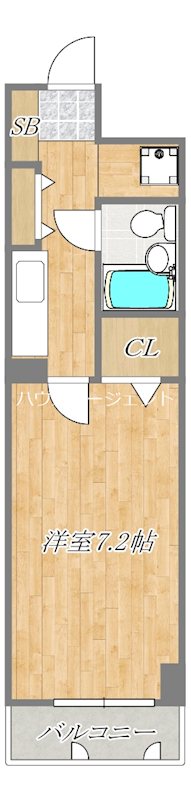 フラットバンブー 306号室 間取り