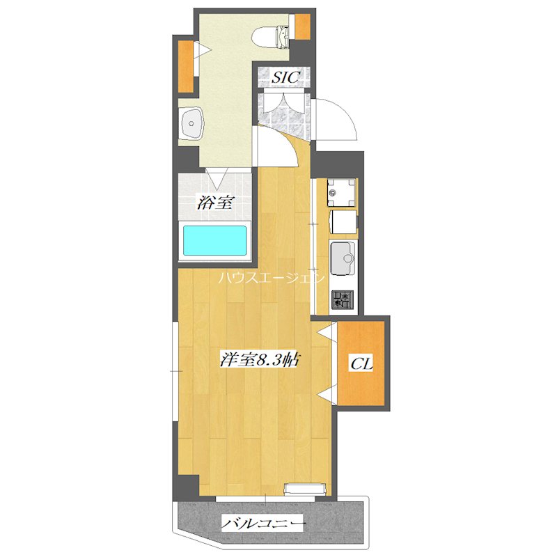 ボワリジエール 402号室 間取り