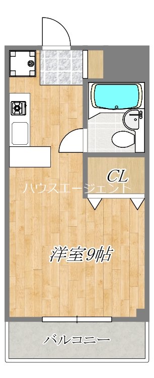シティハイツ 402号室 間取り