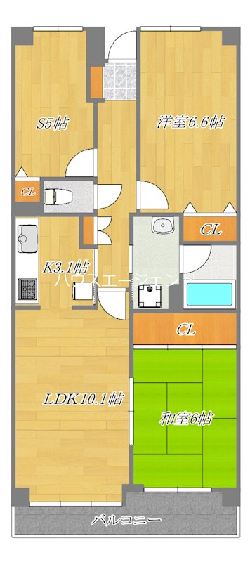 コンフォリア北葛西 105号室 間取り