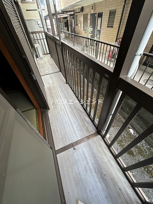ハイツ森Ⅱ ベランダ