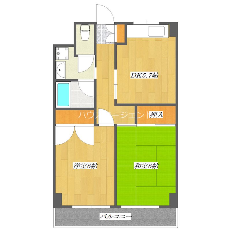 レジデンス中島 303号室 間取り