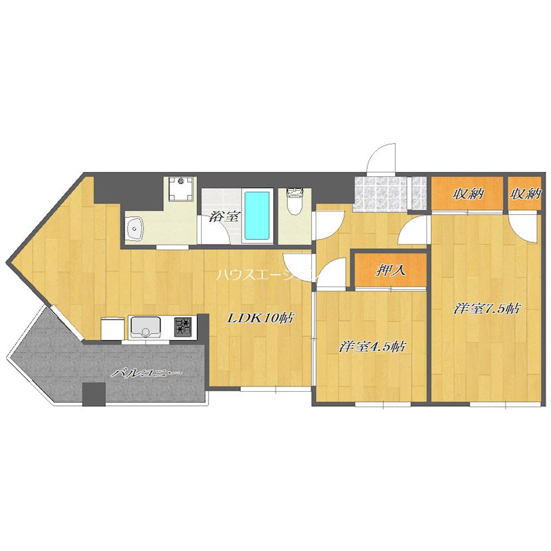 グレイスＹＴパレス 間取り図