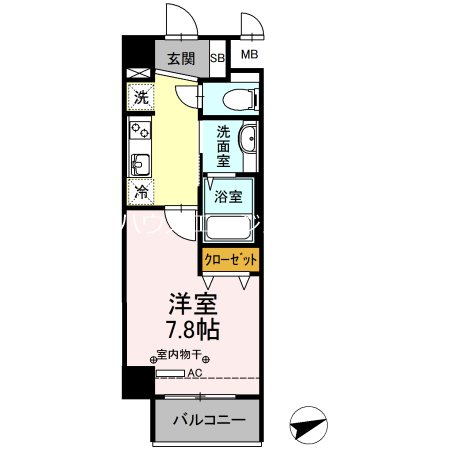 PLUM　VILLAGE 312号室 間取り