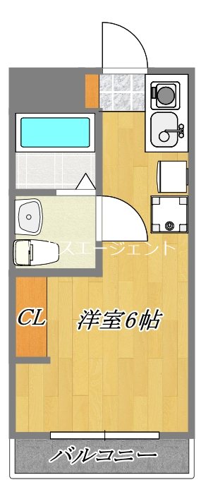 モア５ 537ｇ号室 間取り