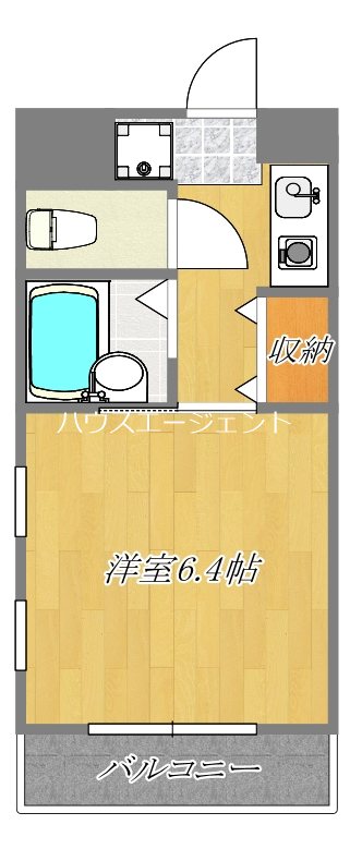 アムール葛西 103号室 間取り