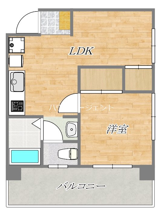 金栄ビル 603号室 間取り