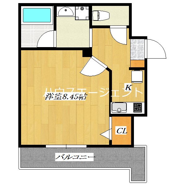 グッドフラットⅢ 308号室 間取り
