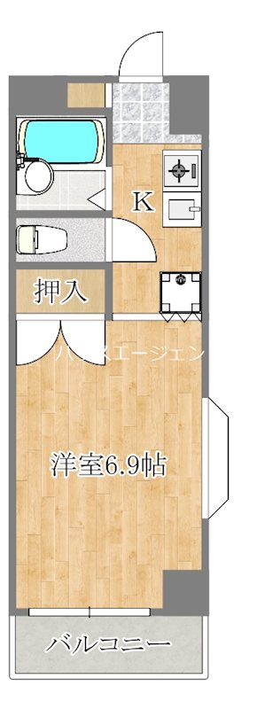 ハイコーポ小泉5.6 206号室 間取り