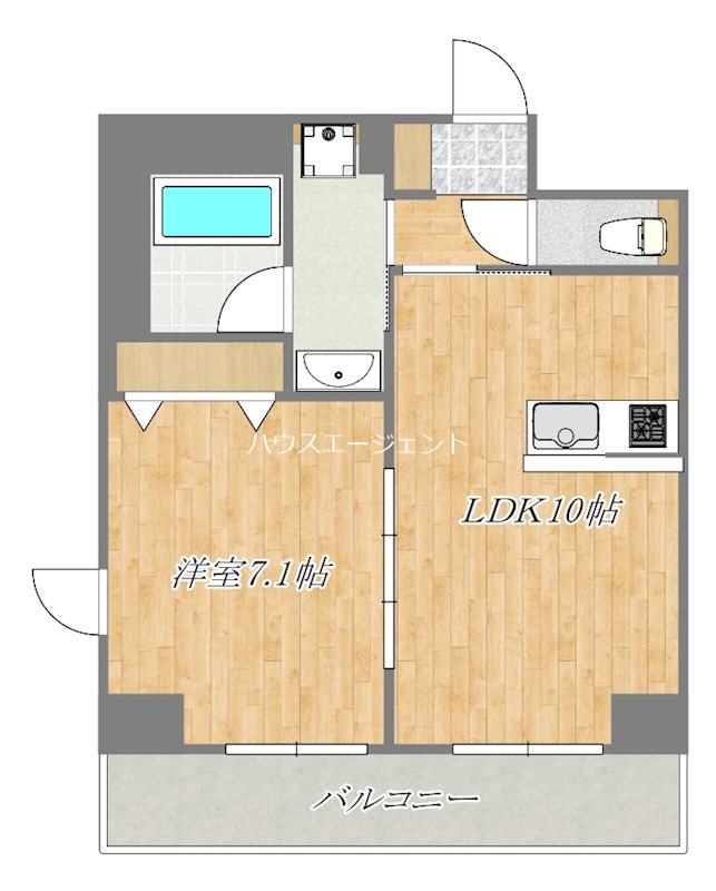 アルプ東葛西 204号室 間取り