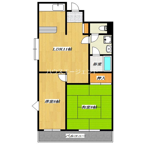 エレガンス葛西 301号室 間取り