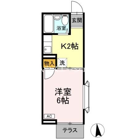 ブルミエ・ド・クレールⅡ 101号室 間取り