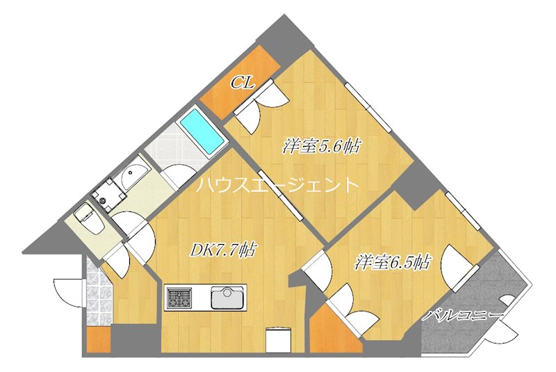 COCOハウス西葛西 906号室 間取り