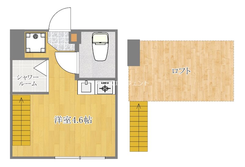 クリエイティブテラス東葛西 102号室 間取り
