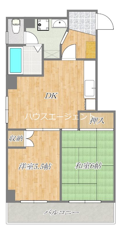 M&rsquo;sビクトリー 503号室 間取り