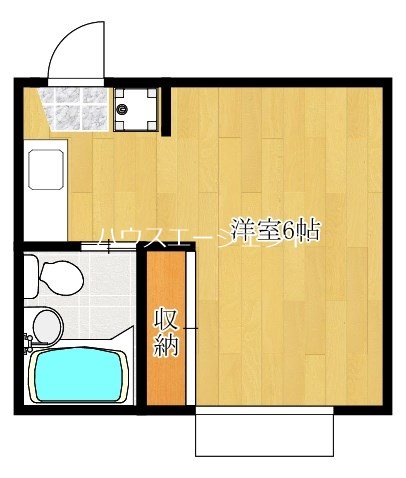 プチメゾン葛西 A106号室 間取り