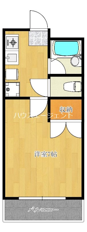 ブライトンハイム 210号室 間取り