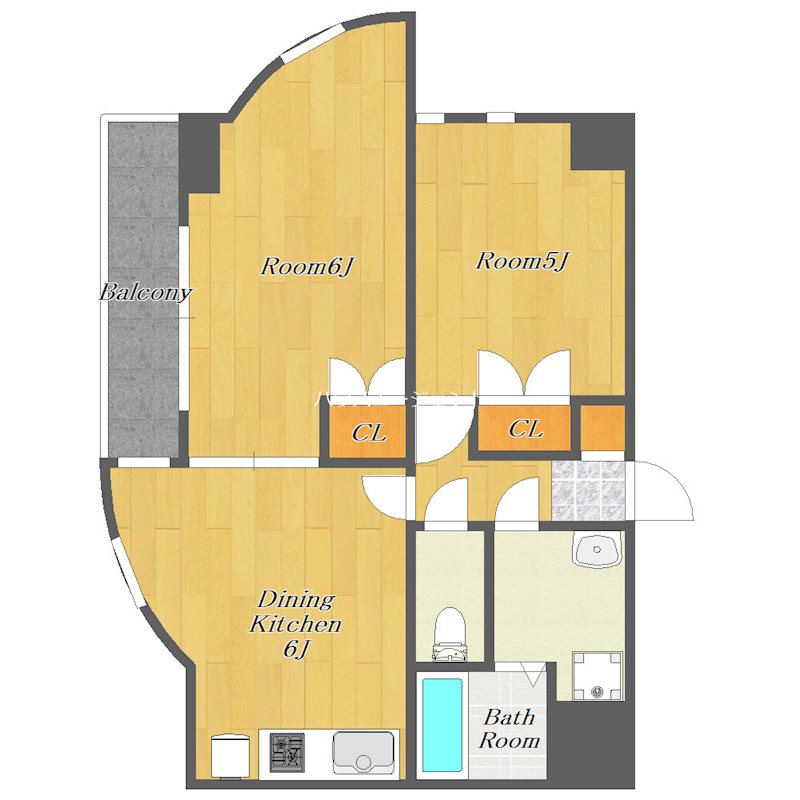 メゾン・ド・リプレット 401号室 間取り