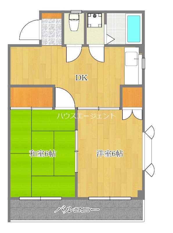 プラザエノモト 203号室 間取り