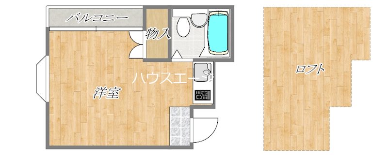 イーストワン西葛西Ⅱ 302号室 間取り