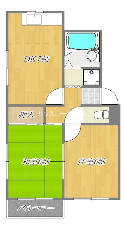 三和西葛西 301号室 間取り