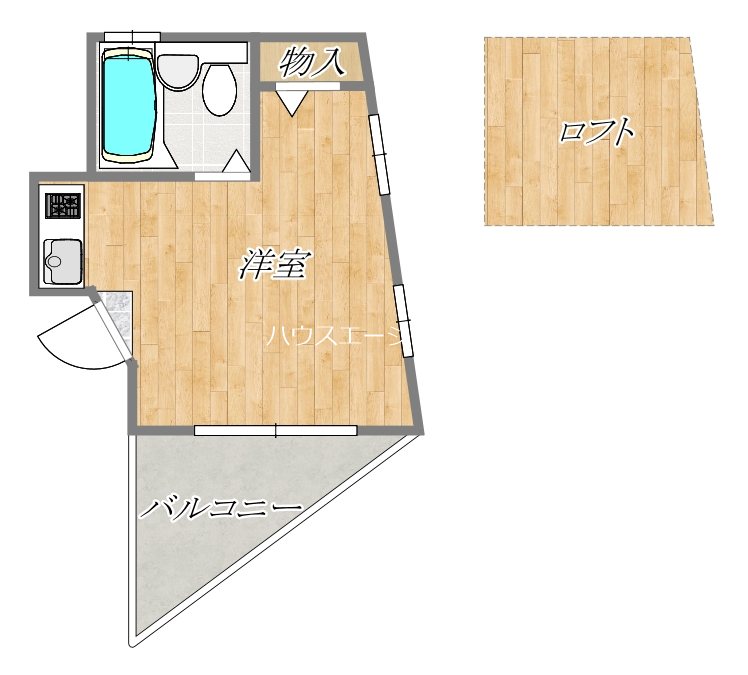 イーストワン西葛西Ⅱ 203号室 間取り