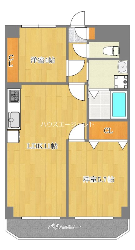 サンモール四季Ⅱ 303号室 間取り