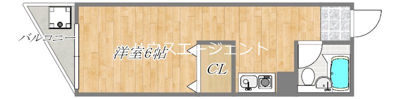 サンリブ一之江 間取り図