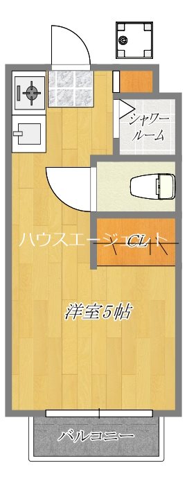 フローラ６ 612号室 間取り