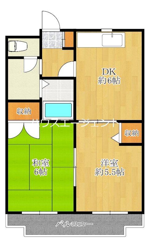 ドエル南葛西 405号室 間取り
