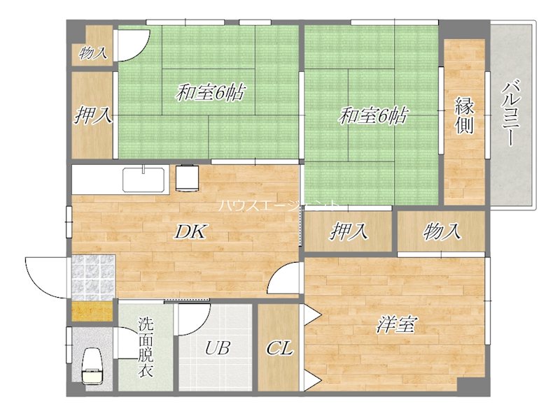 サンライズ南葛西 301号室 間取り