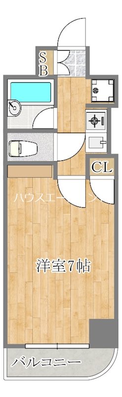 アセンズシティ3 603号室 間取り