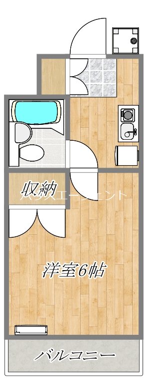サニーコーポラス３号棟 間取り図