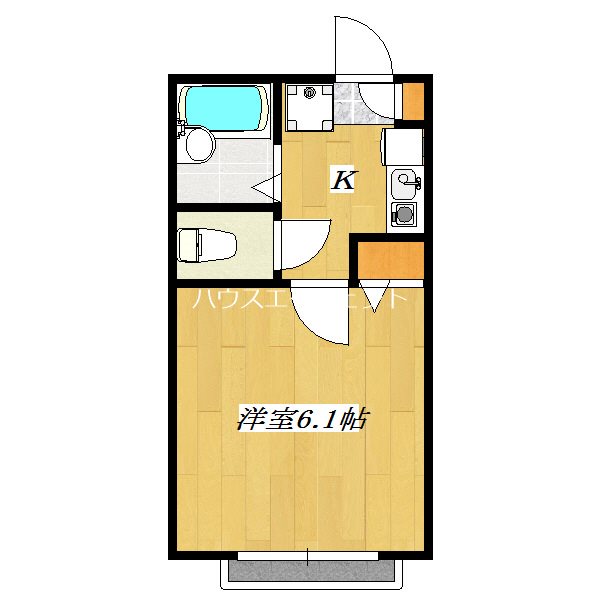 アルシオンハイツ葛西 206号室 間取り