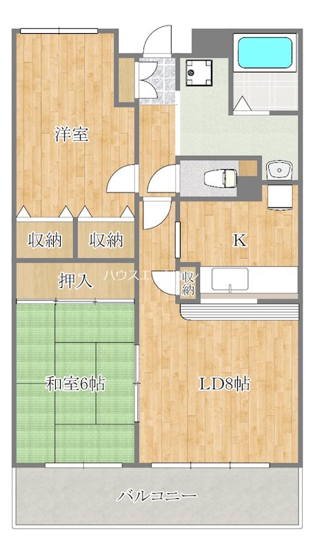 メゾンラフィネ 802号室 間取り