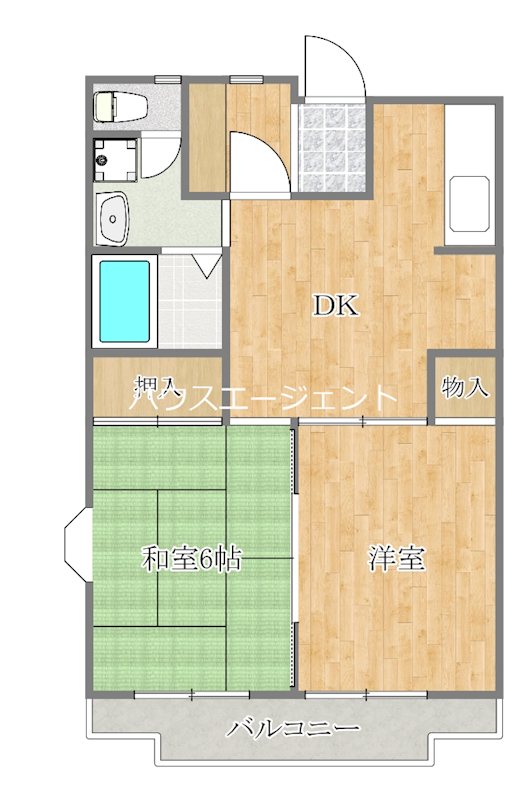 エトワール北葛西Ⅱ 506号室 間取り