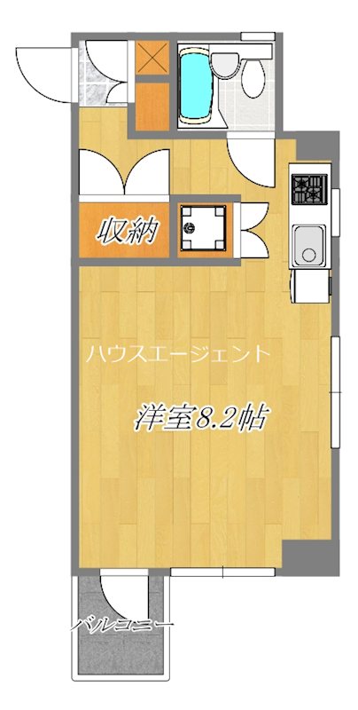 スカーレットマンション 401号室 間取り