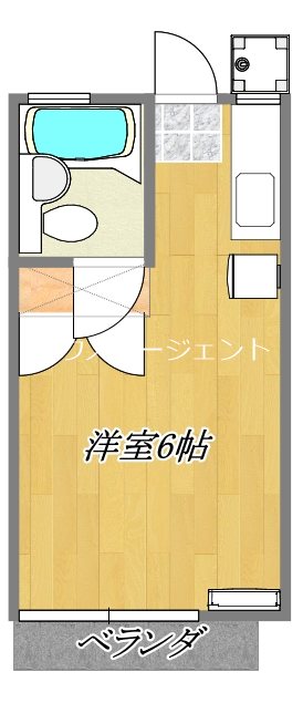 ロゼ６ 611号室 間取り