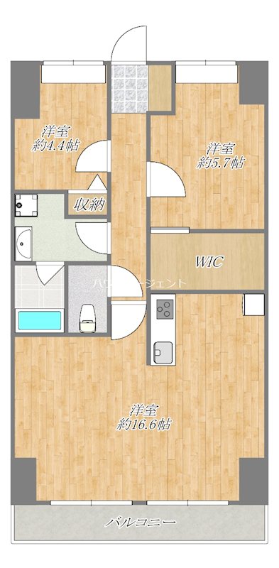 PARK MODERN西葛西 206号室 間取り