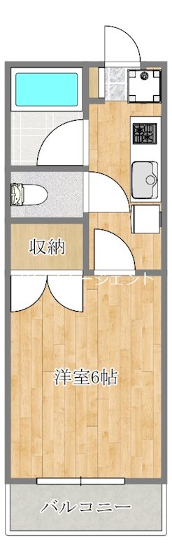 清水マンション 間取り図