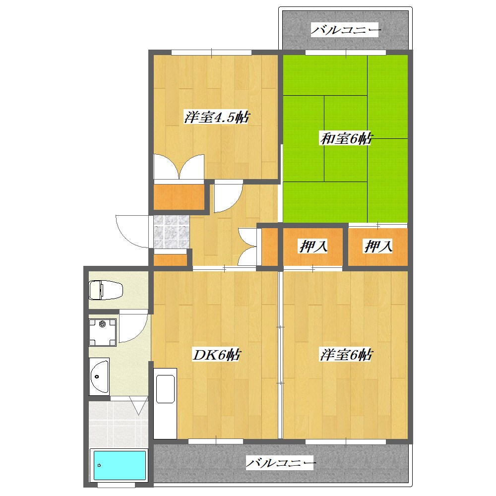 メゾンモリ 間取り図