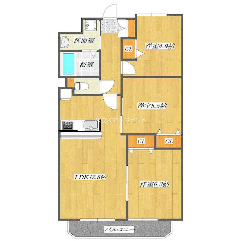 エスペランサⅡ 1002号室 間取り