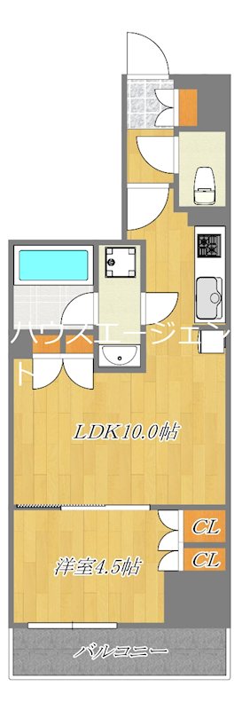 オープンレジデンシア葛西 703号室 間取り